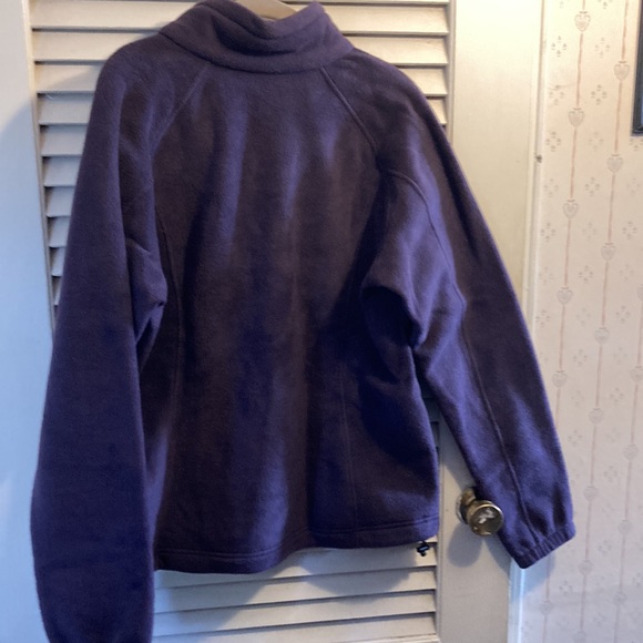 Columbia XL purple front zipper long sleeve jacket - Picture 8 of 11